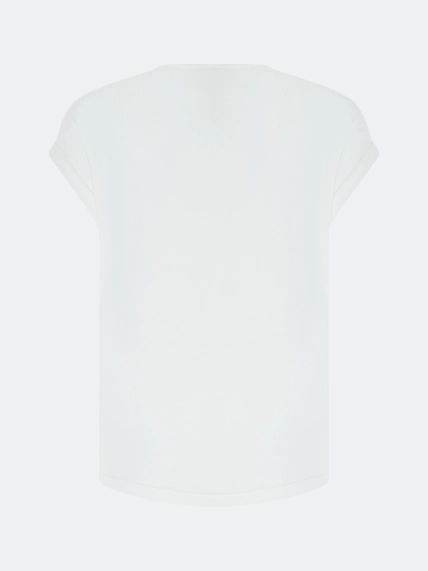 Комбинированная блузка с шифоном