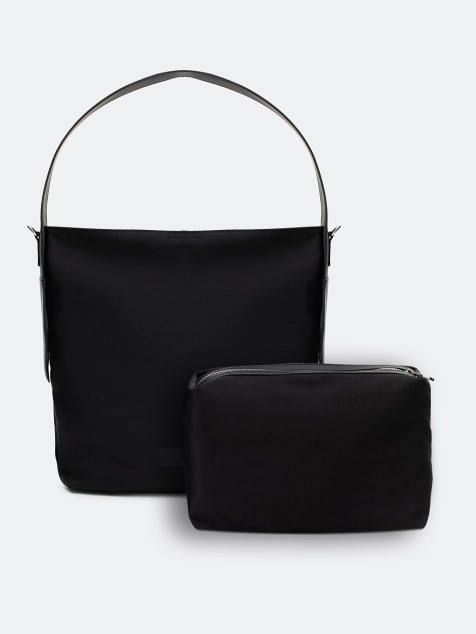 Сумка из нейлона с косметичкой