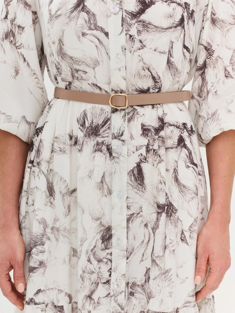 Ремень с акцентной пряжкой