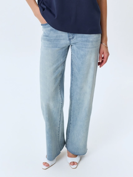 Джинсы Row hem