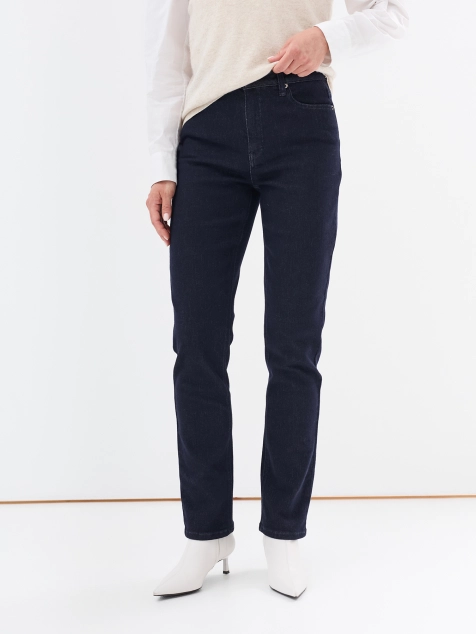 Зауженные джинсы с деликатной варкой