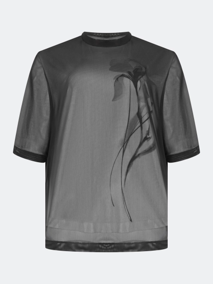 Двуслойная футболка с эффектом 3D