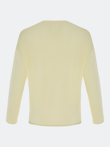 Яркий вязаный джемпер