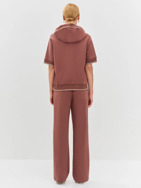 Трикотажные брюки из смесового модала