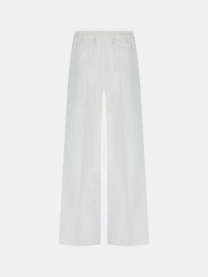 Льняные брюки с мягкими стрелками