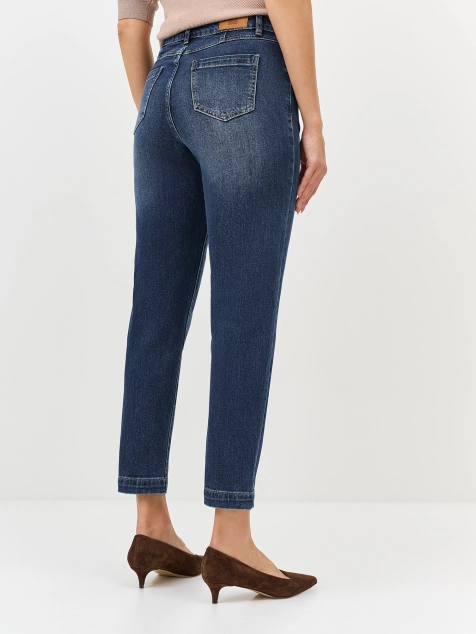 Зауженные джинсы с деликатной варкой