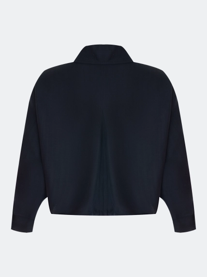 Жакет из тенселя и льна