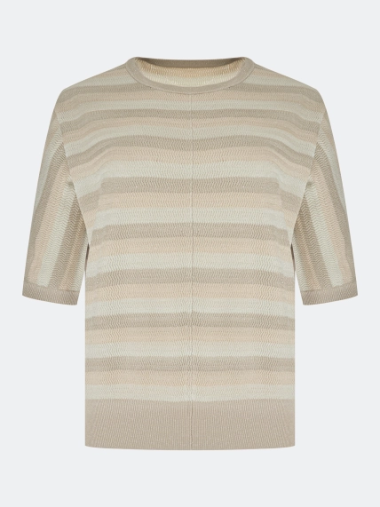 Вязаный джемпер в полоску