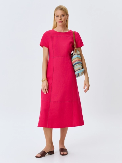 Яркое платье с кантом мережка