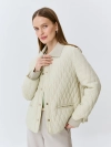 Куртка с мелкой ромбовидной стежкой