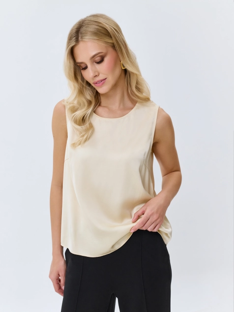 Базовый топ из сатина