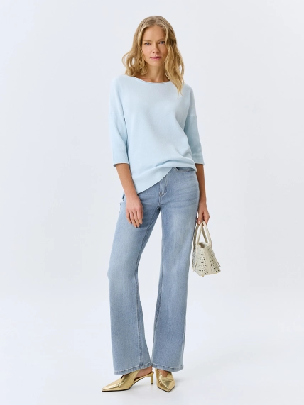 Джемпер с пайетками из модала