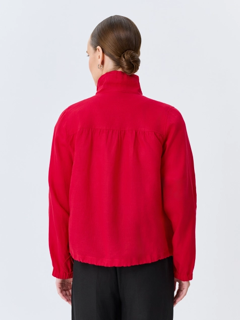 Укороченный жакет из 100% льна