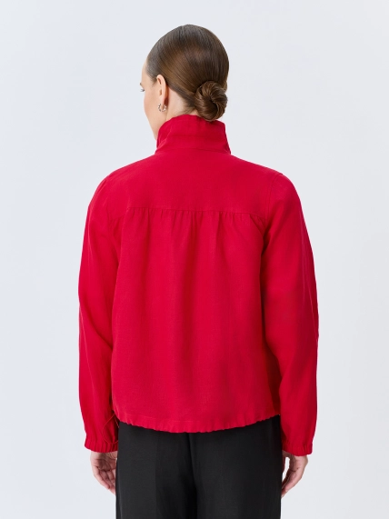 Укороченный жакет из 100% льна