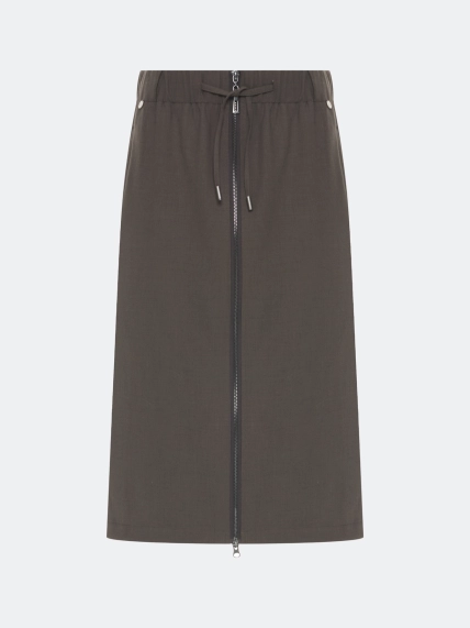 Юбка-миди на молнии
