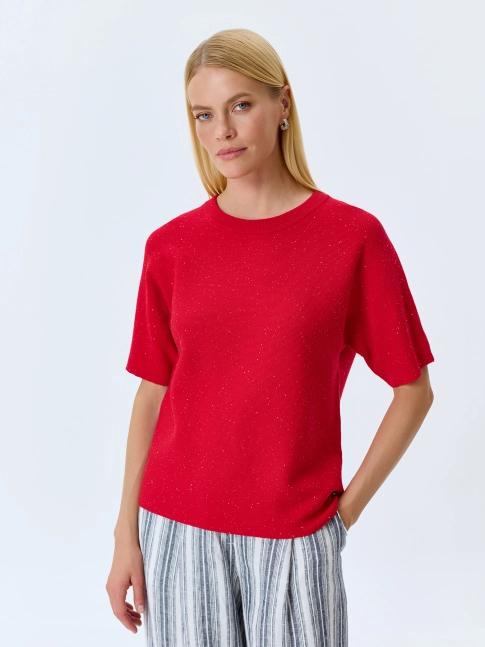 Джемпер с короткими рукавами