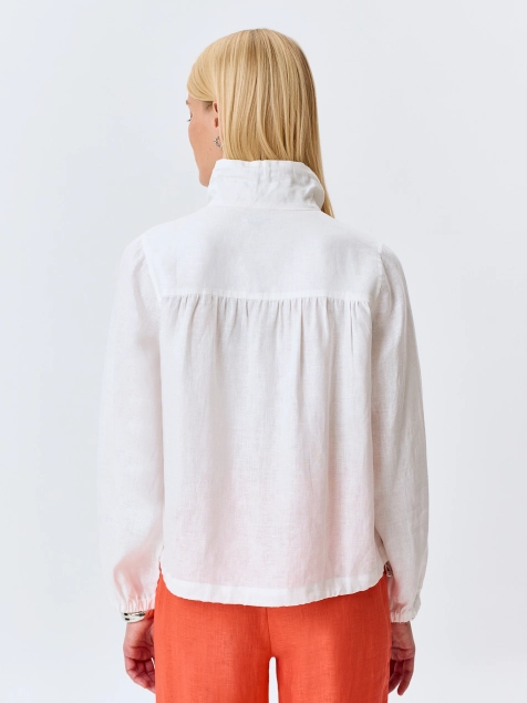 Укороченный жакет из 100% льна