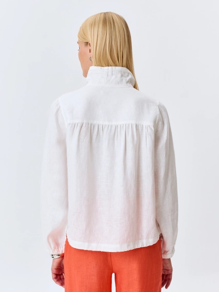 Укороченный жакет из 100% льна