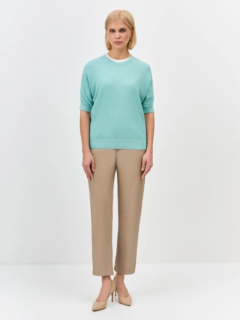 Базовый джемпер с короткими рукавами