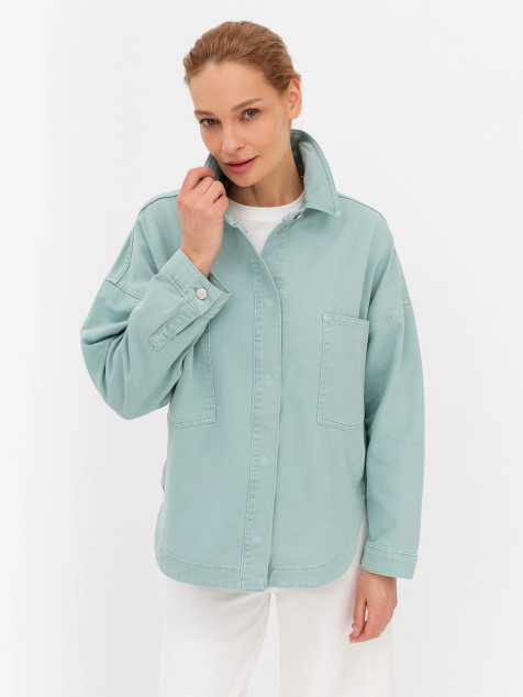 Рубашка из хлопкового денима