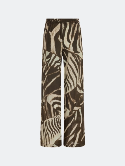 Брюки из тенселя в стиле "Сафари"