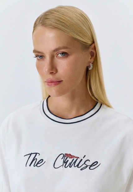 Футболка с принтом "Cruise"