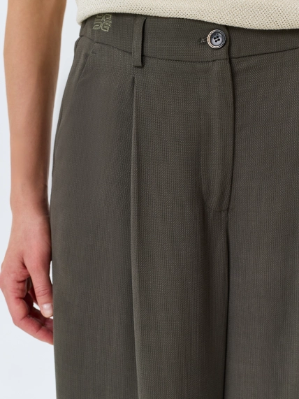 Брюки палаццо из 100% тенселя