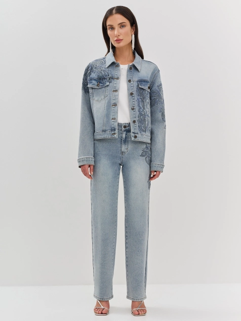 Джинсовый жакет в стиле &quot;Бохо&quot;