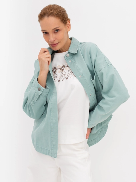 Рубашка из хлопкового денима