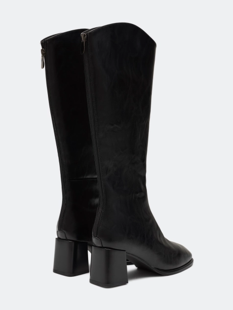 Классические сапоги из натуральной кожи