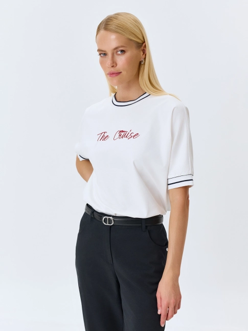 Футболка с принтом "Cruise"