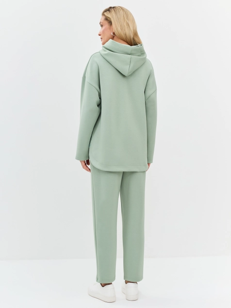 Трикотажные брюки прямого силуэта