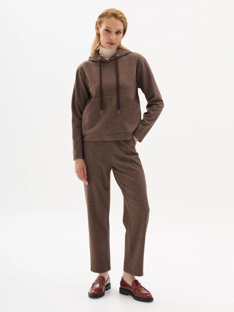 Брюки из кроенного трикотажа с шерстью