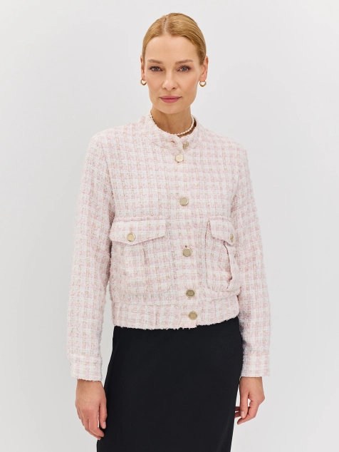 Жакет-бомбер в стиле &quot;Сhanel&quot;