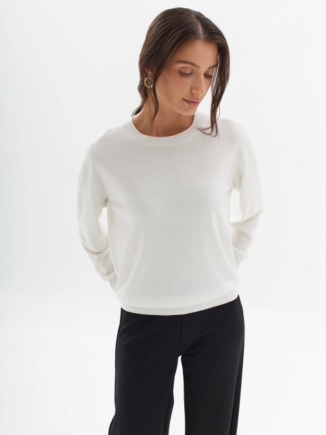 Базовый джемпер свободного силуэта