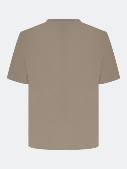 Футболка из 100% хлопка с искрящимися стразами