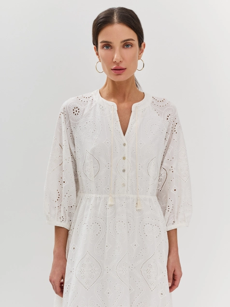 Романтичное платье из хлопкового шитья