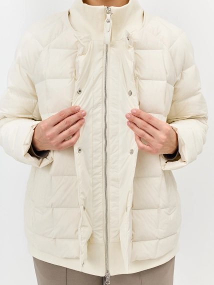 Куртка Oversize с трикотажной манишкой