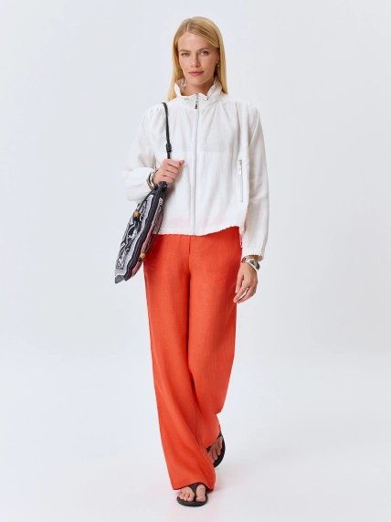 Укороченный жакет из 100% льна