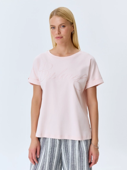 Свободная футболка из 100% хлопка