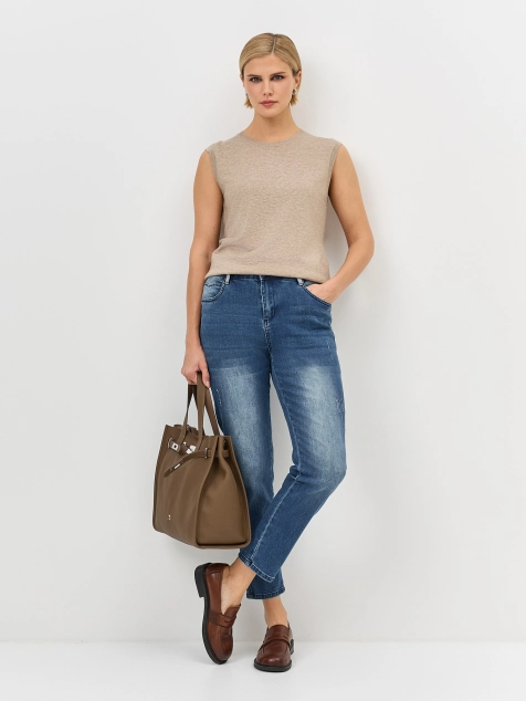 Базовые джинсы с деликатной варкой