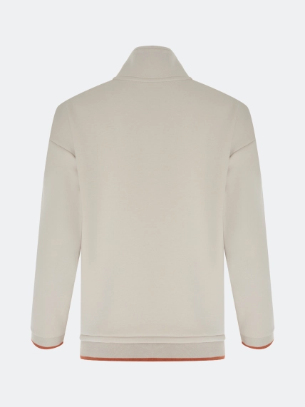 Свитшот с высоким воротником