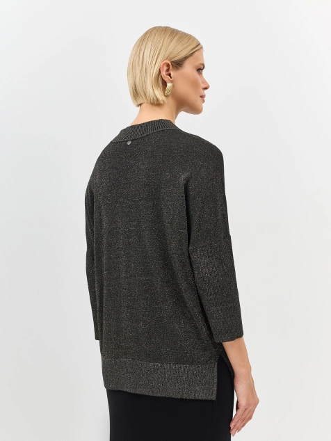 Джемпер с мерцающим люрексом