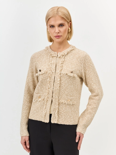 Укороченный кардиган в стиле &quot;chanel''