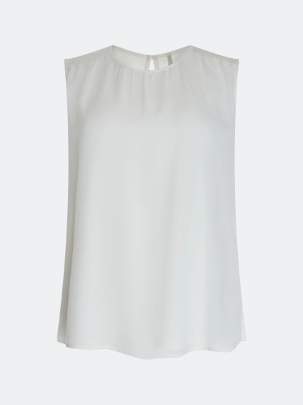 Комбинированный топ с шифоном