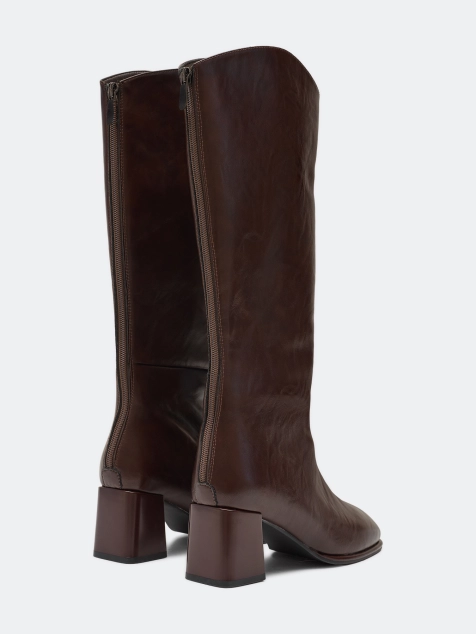 Классические сапоги из натуральной кожи