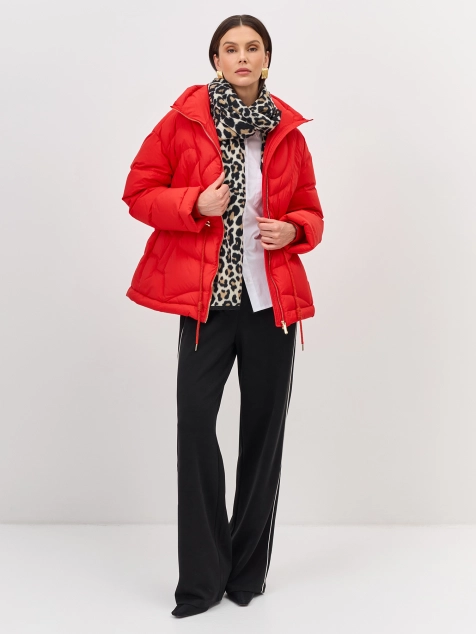 Шарф с анималистичным принтом