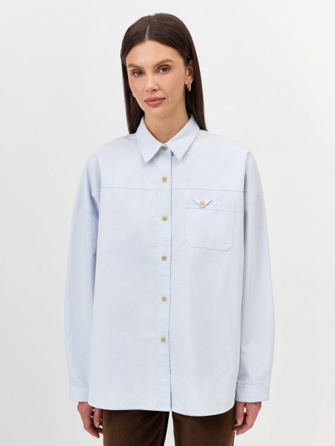 Рубашка Oversize из 100% хлопка