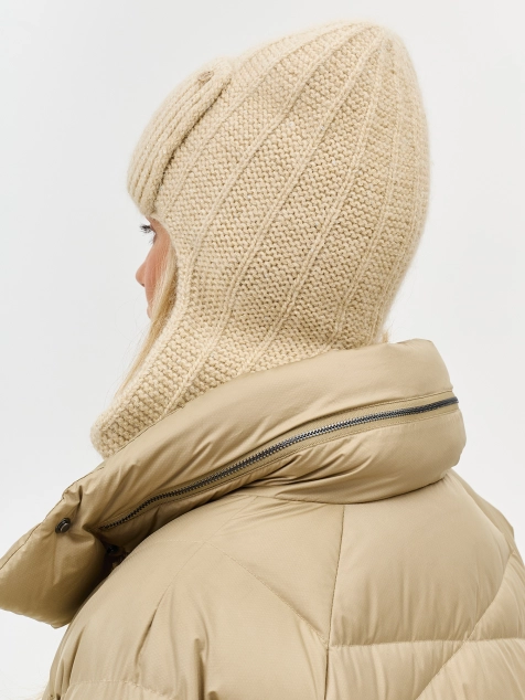 Шапка-ушанка с ангорой