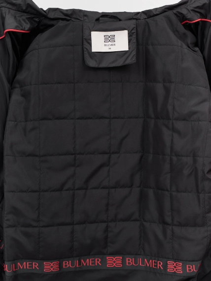 Длинный пуховик с капюшоном